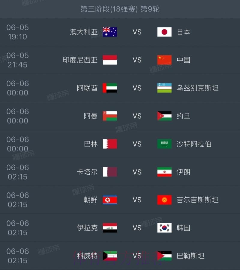 2026世界杯球队名单中国时间